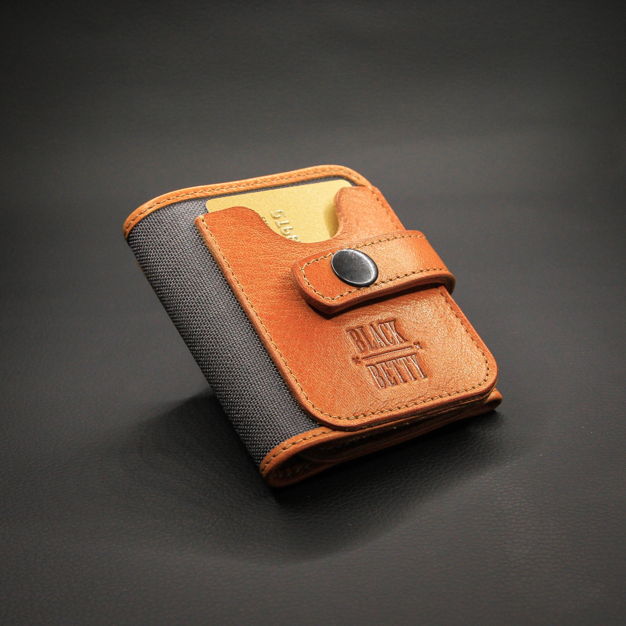 Minimalist wallet bifold wallet mens leather wallet women Etsy