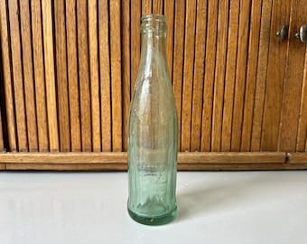 Old Soda Bottle - Light Green - Unmarked - Vintage Pop Bottle