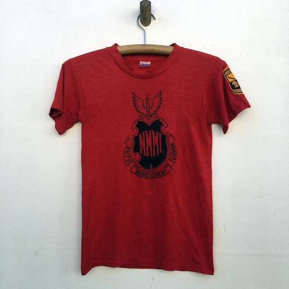 Vtg Army Military Paper Thin Tees