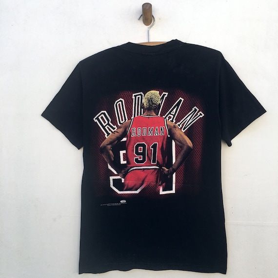 Vtg Dennis Rodman Nba Chicago Bulls 90's - image 3