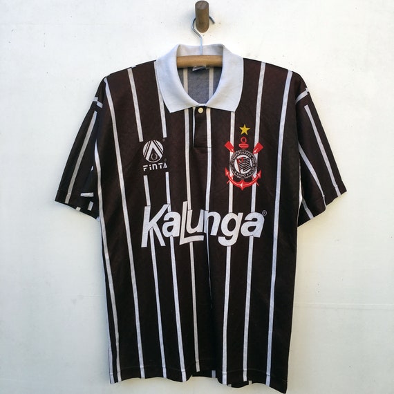 Vtg Corinthians Brazil Jersey Football Soccer