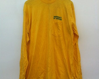 University Of Oregon Long Sleeve Pocket Tees X Large