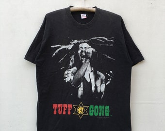 VTG Bob Marley Rasta Hippies Reggae Single Stitching