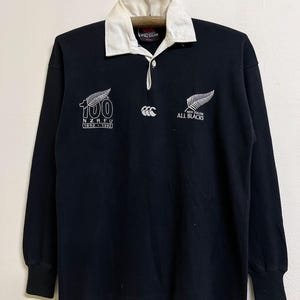Canterbury of New ZealandCentenary 100th Long Sleeve Classic Rugby Polo
