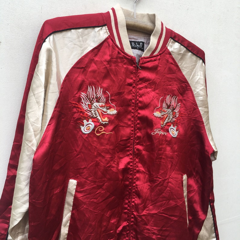 Sukajan Japan Embroidery Souvenir Jacket Bomber