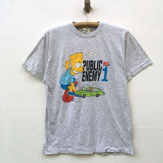 Vintage Simpson Public Enemy Skate