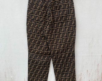 Vintage Fendi Zucca Made in Italy Pant