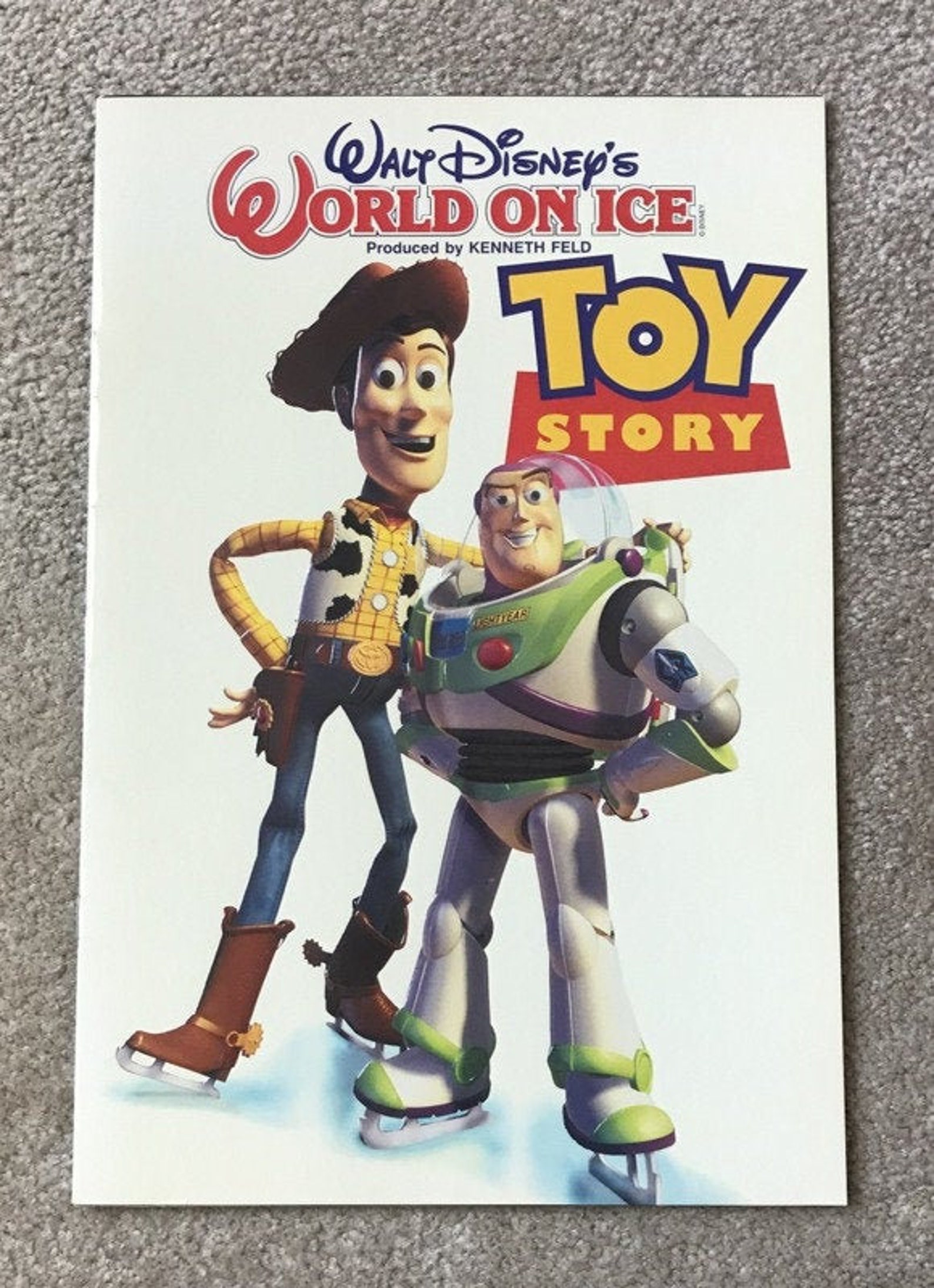 1996 Walt Disney's World on Ice TOY STORY Souvenir Program Etsy