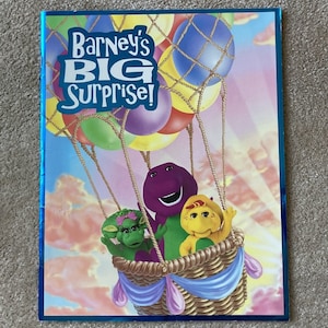 1996 Barney S Big Surprise Souvenir Program Cute Etsy 1996 Barney S Big Surprise Souvenir Program Cute Etsy