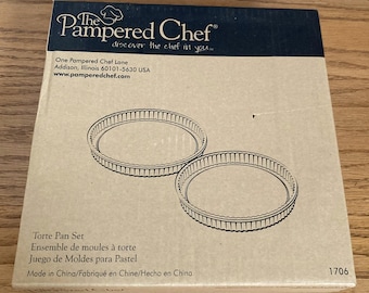The Pampered Chef TORTE PAN SET #1706  New!