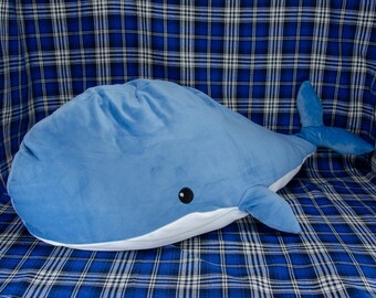 giant blue whale stuffed animal