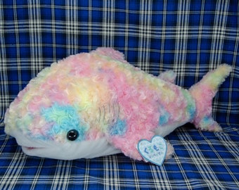 rainbow shark plush