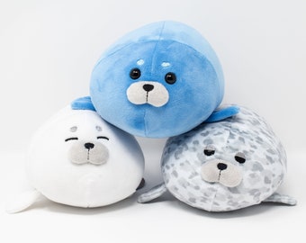 kawaii seal plush