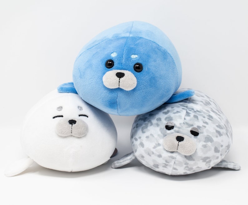 The Seal Club Mochi Kawaii Japanese Plush High Quality Etsy