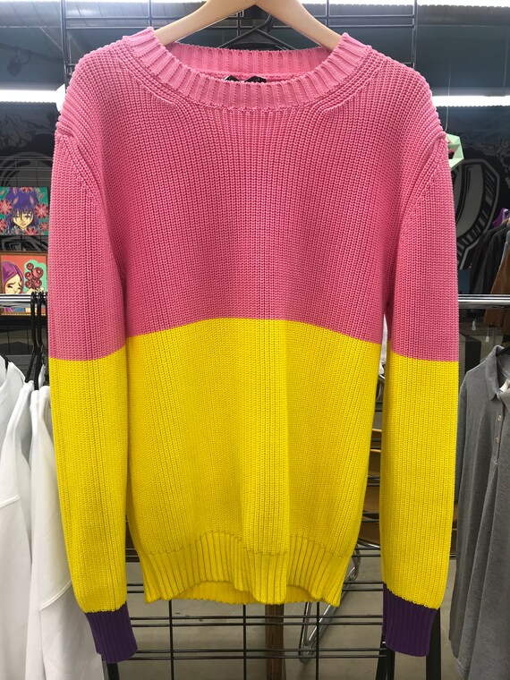 JW Anderson "Bubblegum" Tri-Colored Sweater