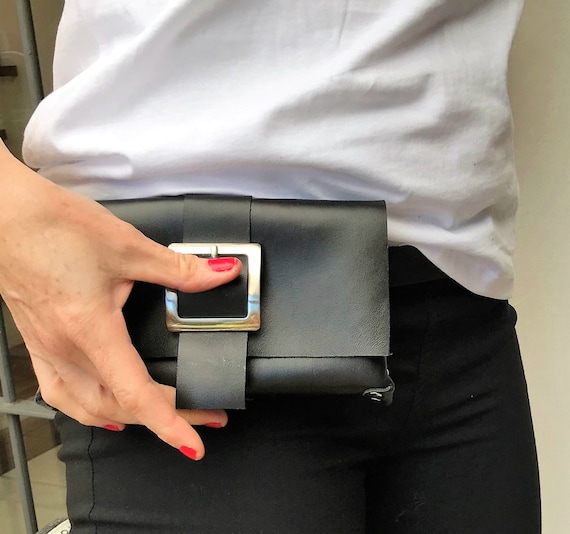 plus size leather belt bag