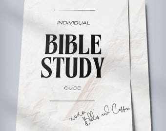 Bible Study Guide (47 pages) Digital Download