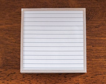 Notas adhesivas tipo cartón