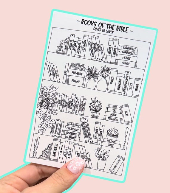Books of the Bible Sticker