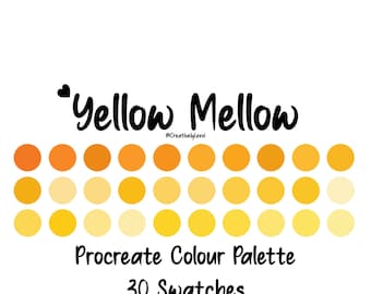Procreate Color Palette, Procreate Swatches, Procreate Art, iPad Illustration