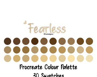 Procreate Color Palette, Procreate Swatches, Procreate Art, iPad Illustration Taylor Swift inspired