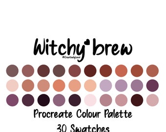 Procreate Color Palette, Procreate Swatches, Procreate Art, iPad Illustration