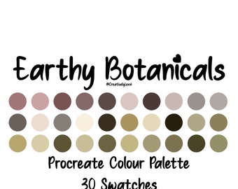 Procreate Color Palette, Procreate Swatches, Procreate Art, iPad Illustration