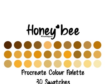 Procreate Color Palette, Procreate Swatches, Procreate Art, iPad Illustration