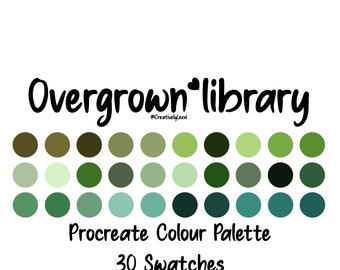 Procreate Color Palette, Procreate Swatches, Procreate Art, iPad Illustration