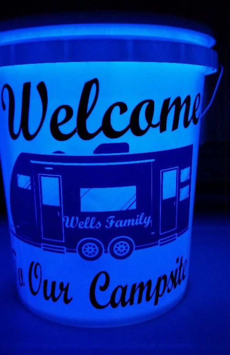 LED Light up Buckets Personalized LED Bucket Camping LED Etsy