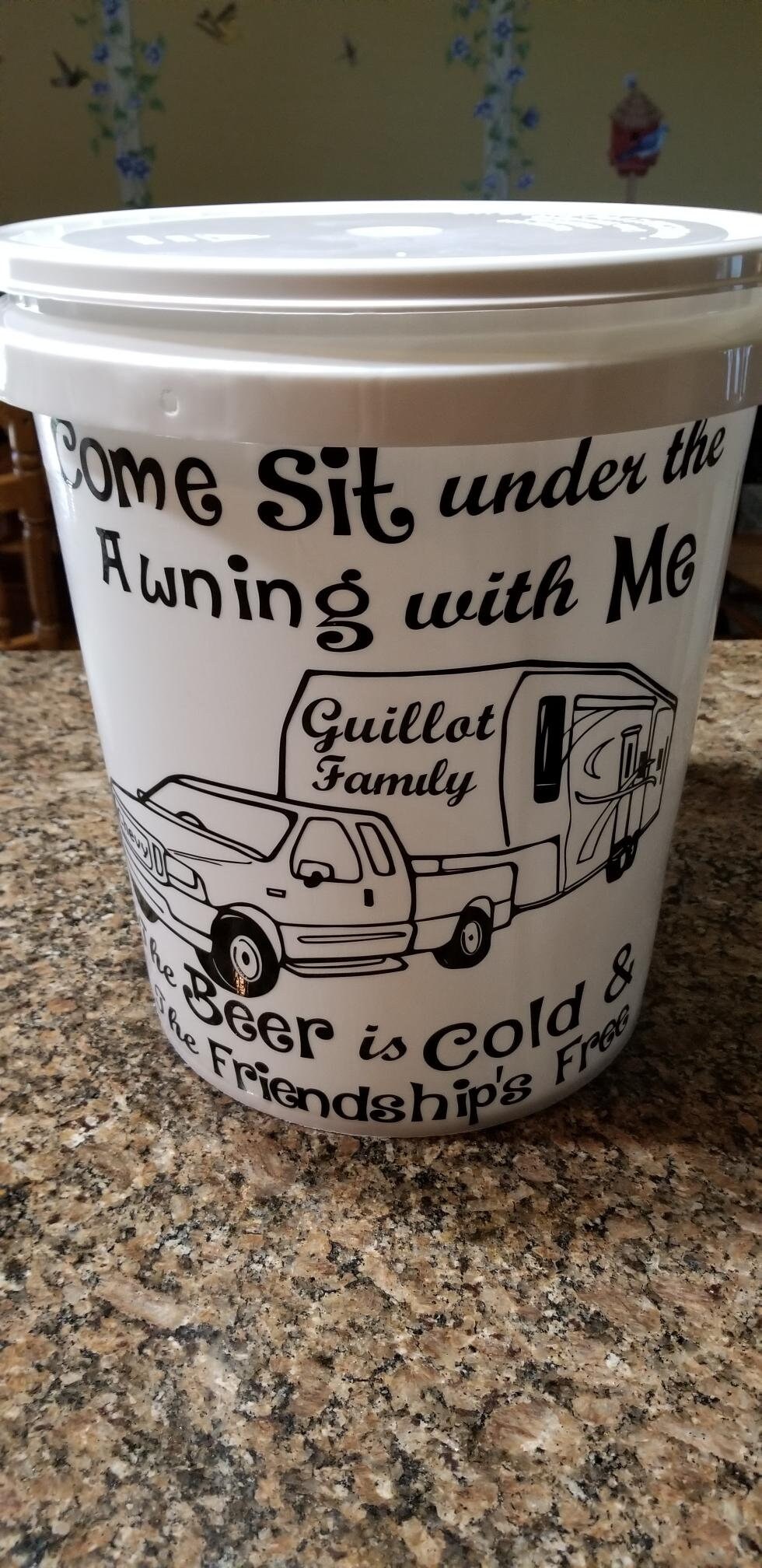 LED Light up Buckets Personalized LED Bucket Camping LED Etsy