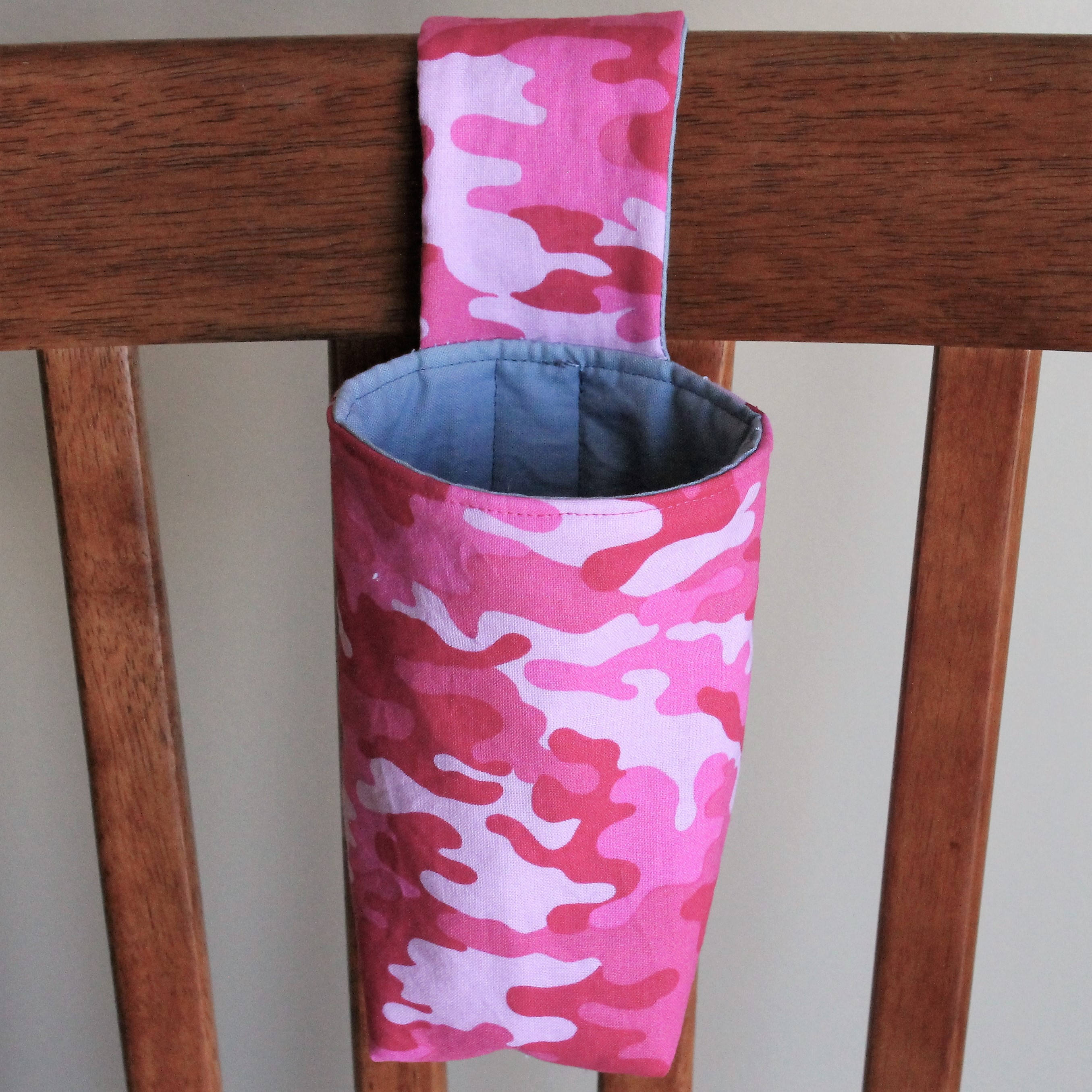 Dorm Room Decor Water Bottle Holder Pink Camo Dorm Decor Campus Room Decor Bunk Bed Caddy Water Drink Holder Hiking Water Bottle Holder