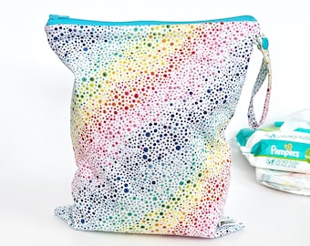 Personalized Daycare Wet Bag – Waterproof Diaper Bag for Spare Clothes