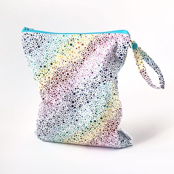 Baby Wet Bag – Waterproof Cloth Diaper Organizer, Personalized Shower Gift