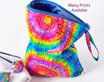 Personalized Swim Wet Bag – Waterproof Double Layer Bag for Pool, Beach & Travel