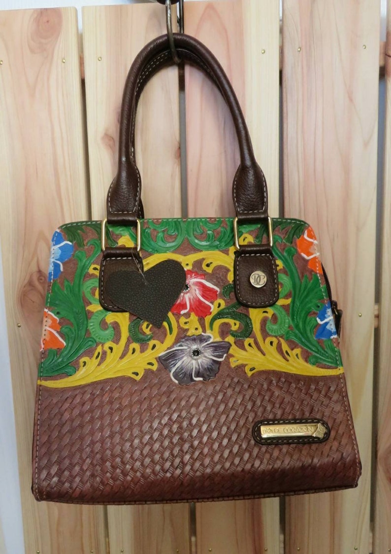 leather tote bolsa etsy