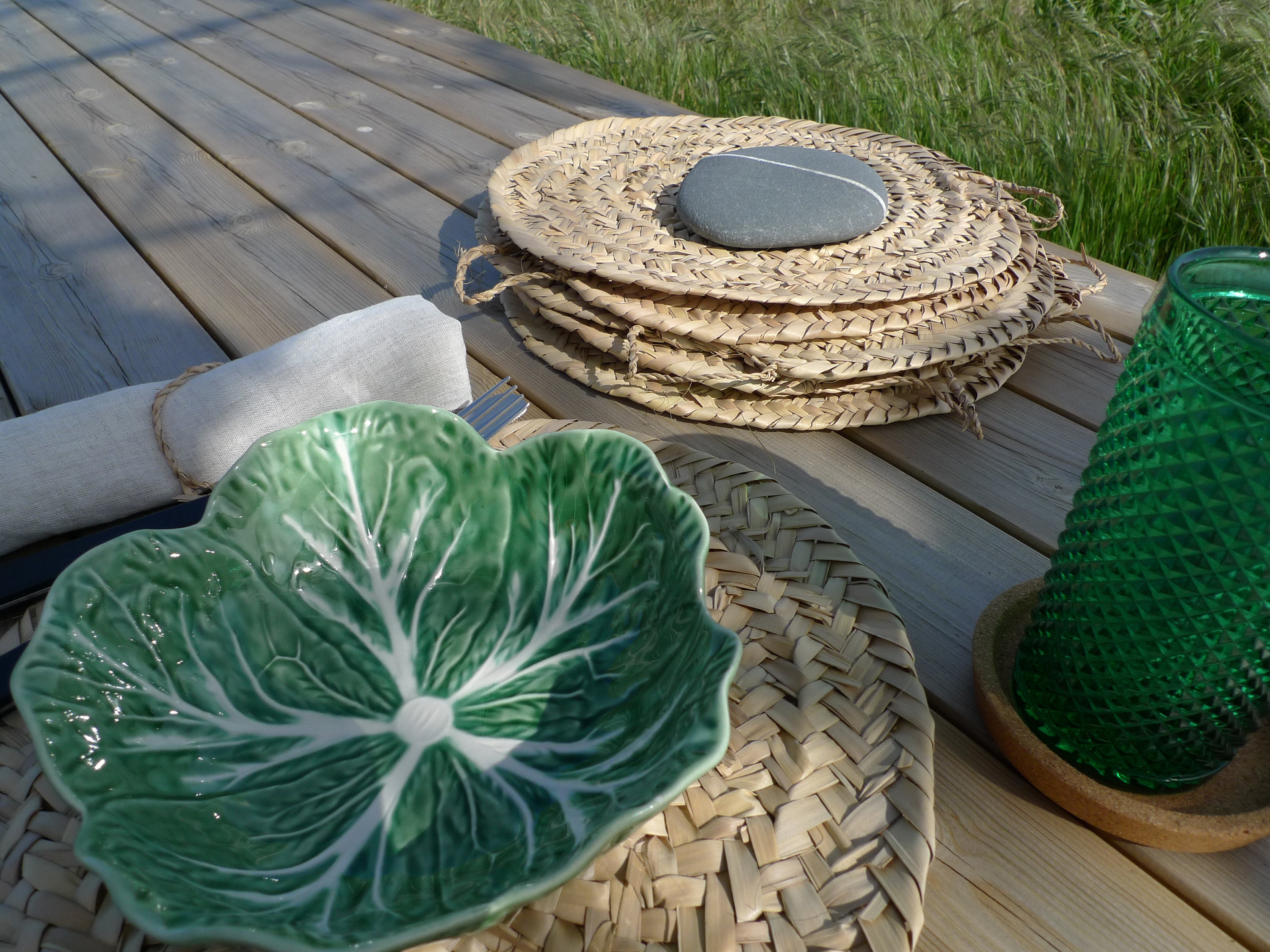 Individuals Placemats in Palm Handweaved Palm Placemats Etsy