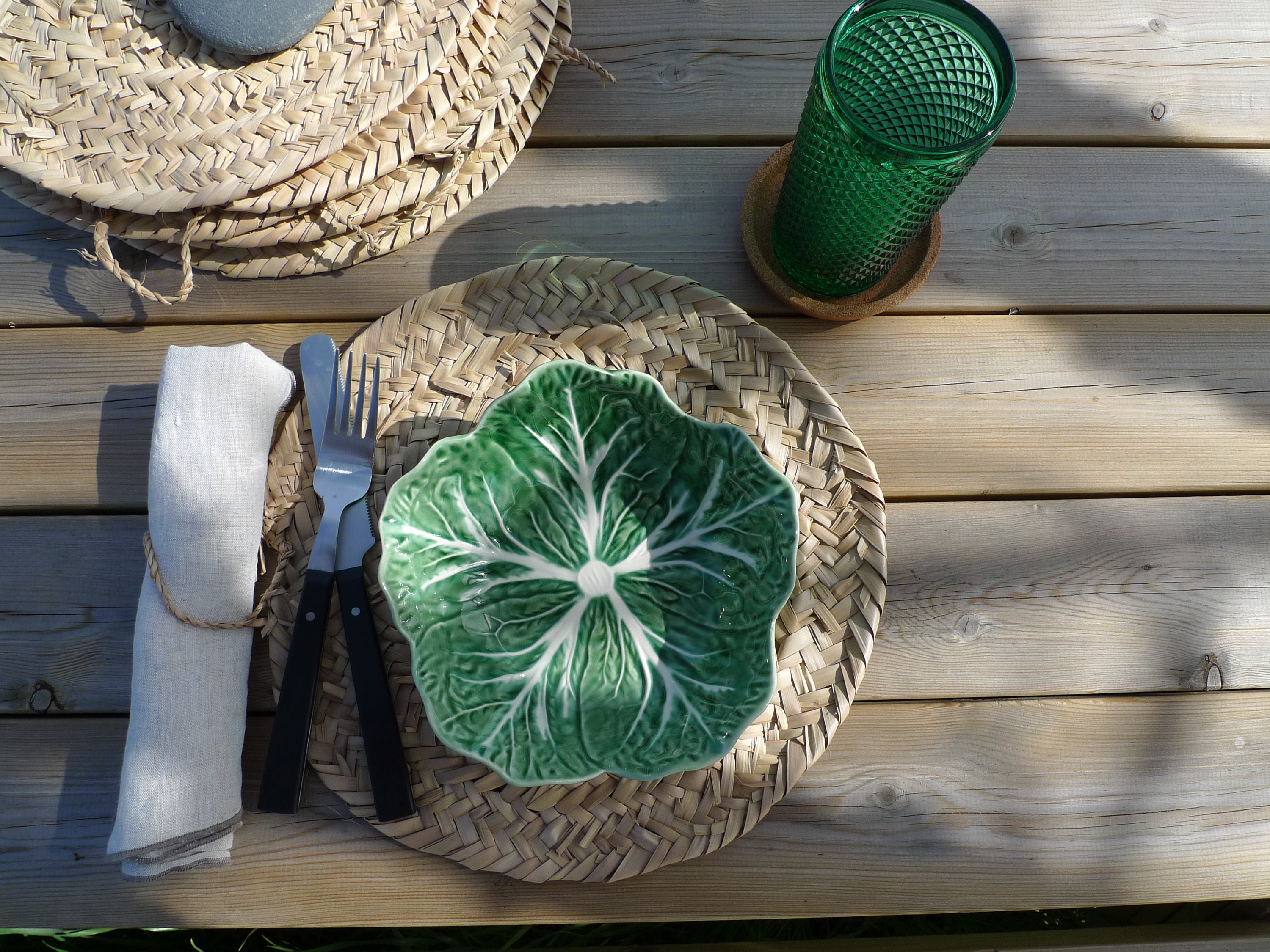 Individuals Placemats in Palm Handweaved Palm Placemats Etsy