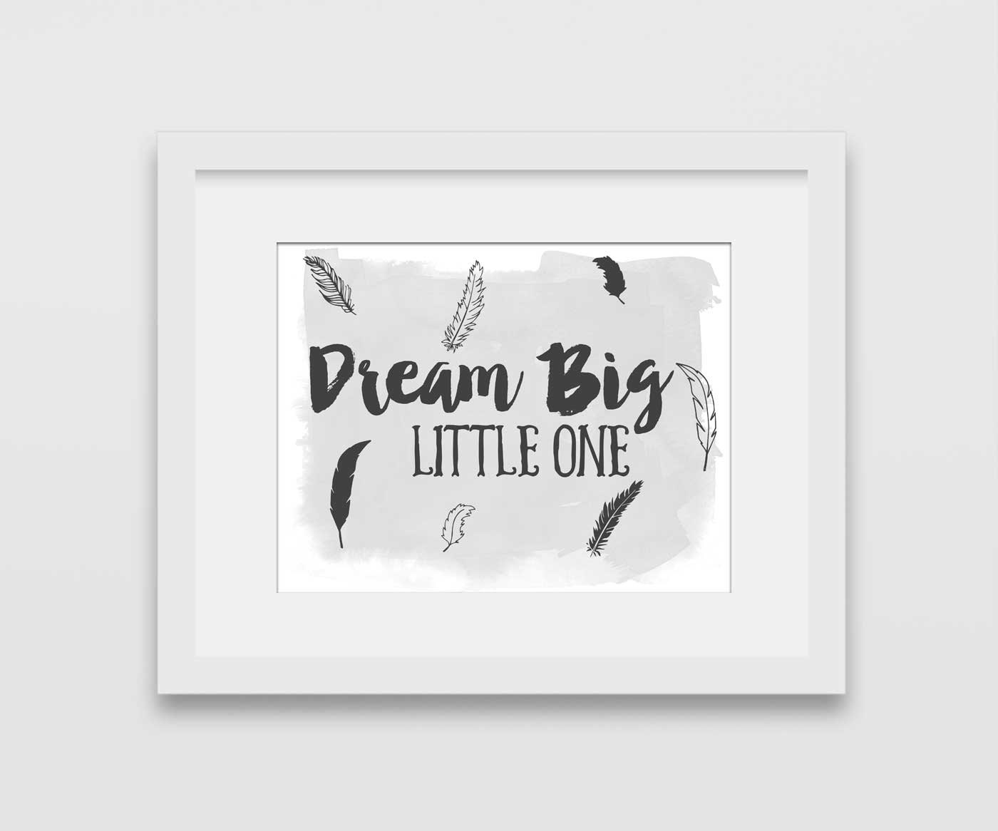 Kdp04 dream big little one digital art print prints art collectibles 