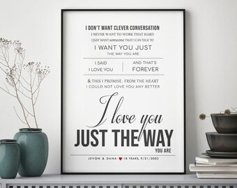 Quote Typography Art Home Decor Typography Poster River of Dreams Printable Wall Art Billy Joel Lyrics