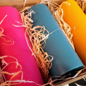 Pansexual Pride Wax Play Set: Body Safe Temperature Play