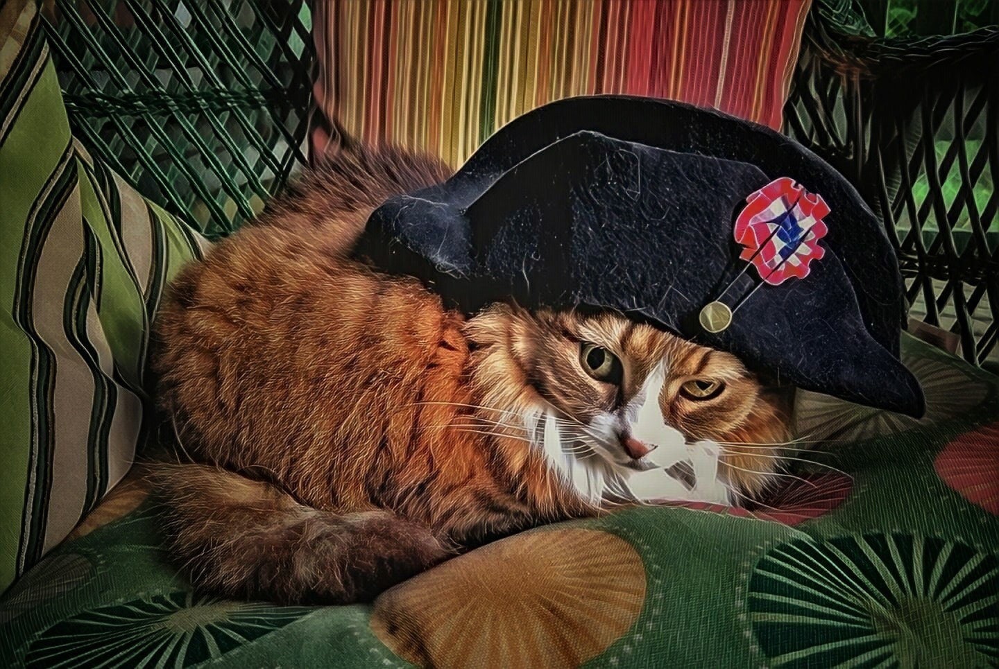 Cat Sized Napoleon Hat