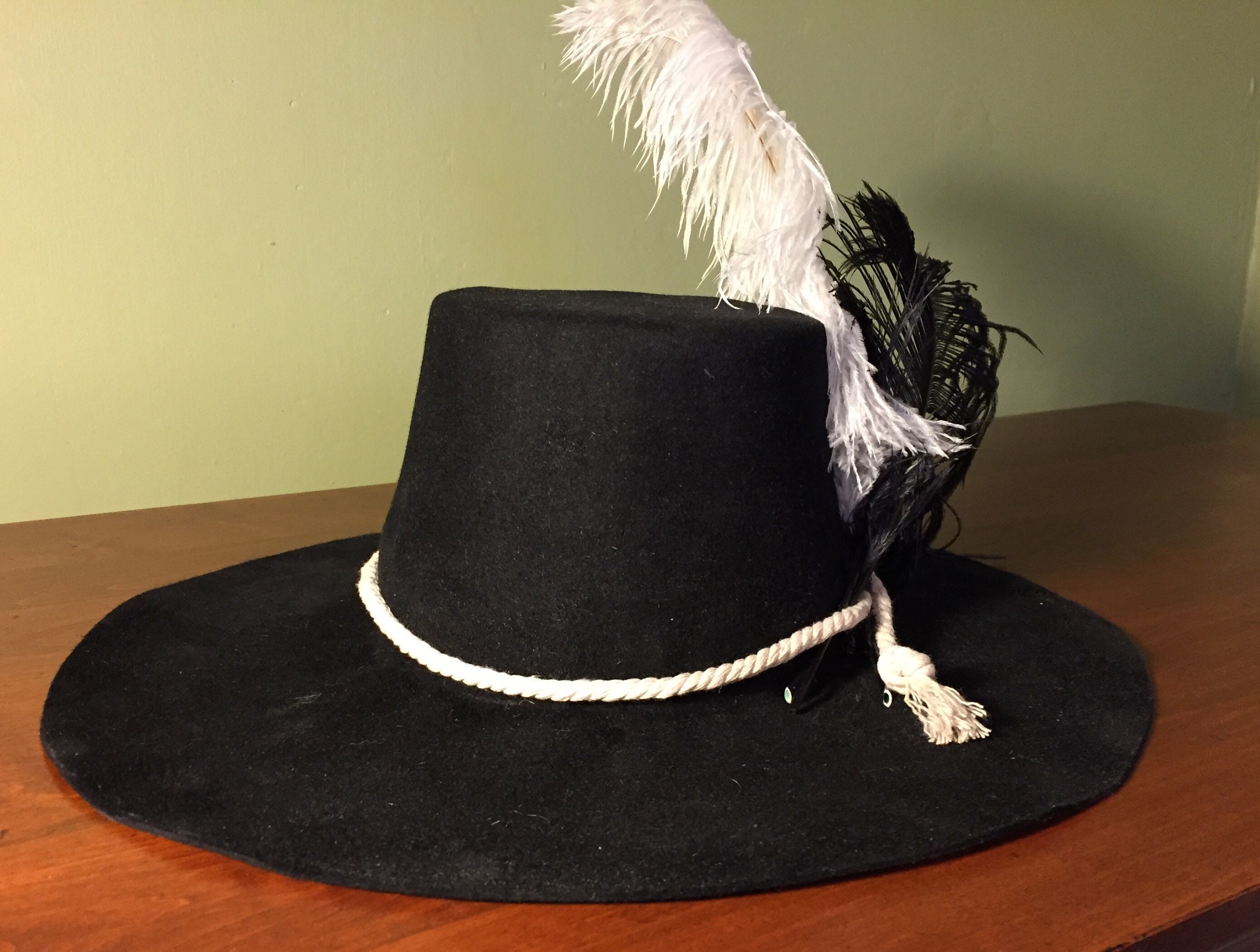 Pilgrim 17th Century Fur Felt Hat 