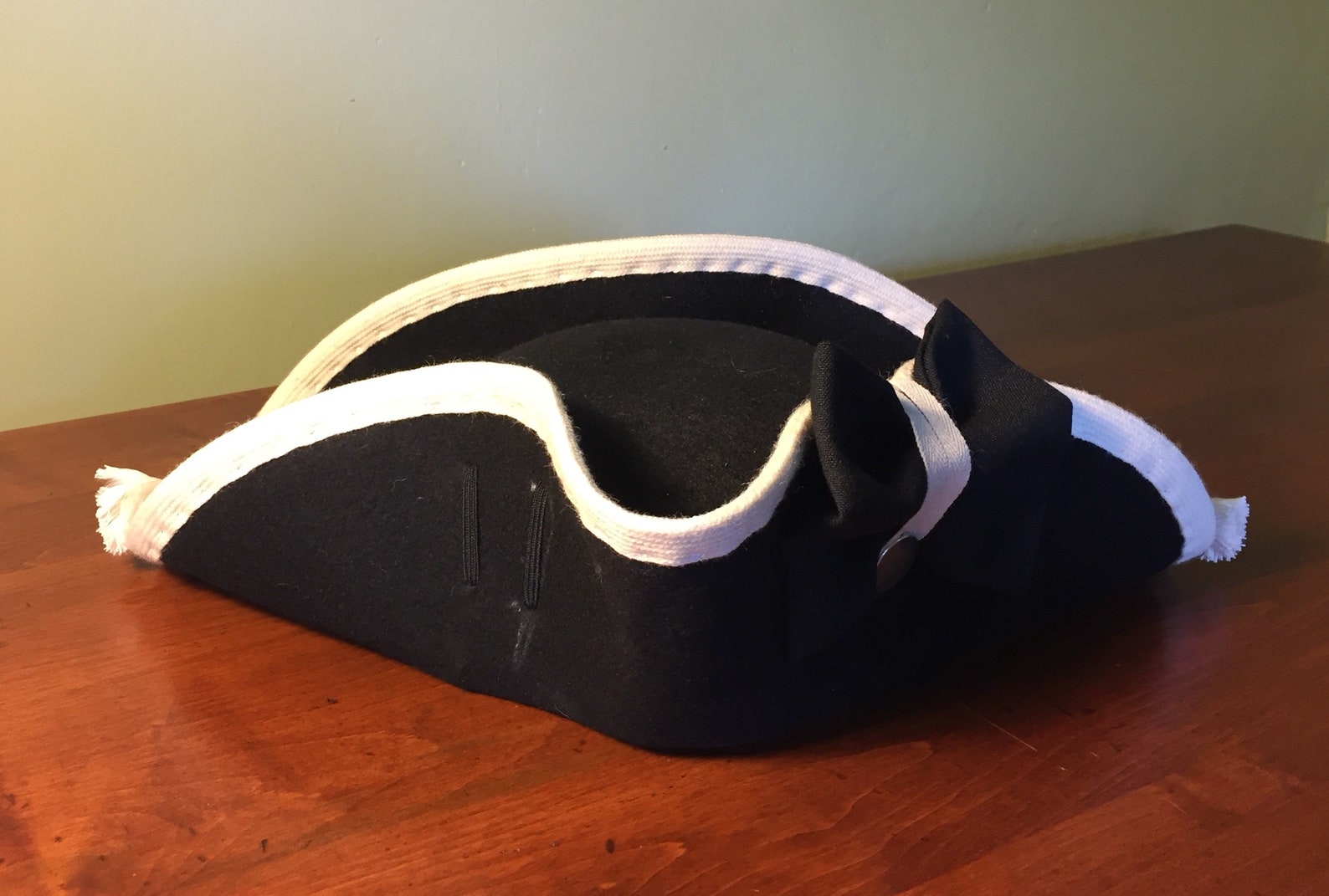 Revolutionary War Military Fur Felt Cocked Hat With Hand Sewn Etsy