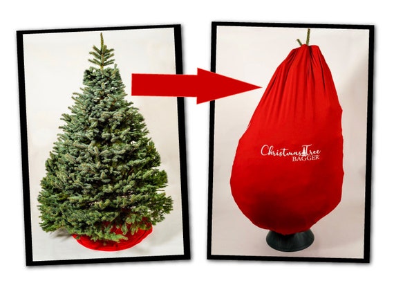 Christmas Tree Bagger® für lebende Weihnachtsbäume, Weihnachtsbaum-Tasche,  Weihnachtsbaum Aufbewahrungstasche, Weihnachtsbaum-Rock, Baumtasche -  .de