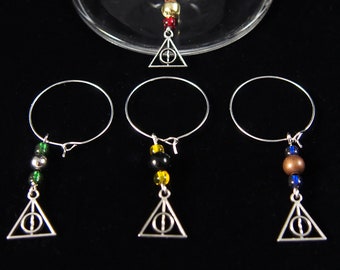 Wizard Wine Charm Set