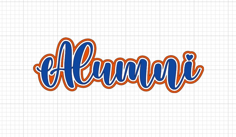 Alumni Layered Vinyl Car Decal Sticker - Etsy