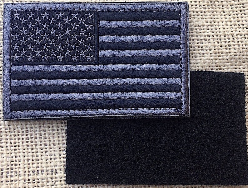 Tactical USA Flag Patch Velcro Law Enforcement Patch Velcro Etsy