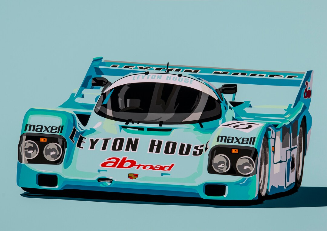Porsche 962c Leyton House Fine Art Giclee Ltd Ed Print. - Etsy