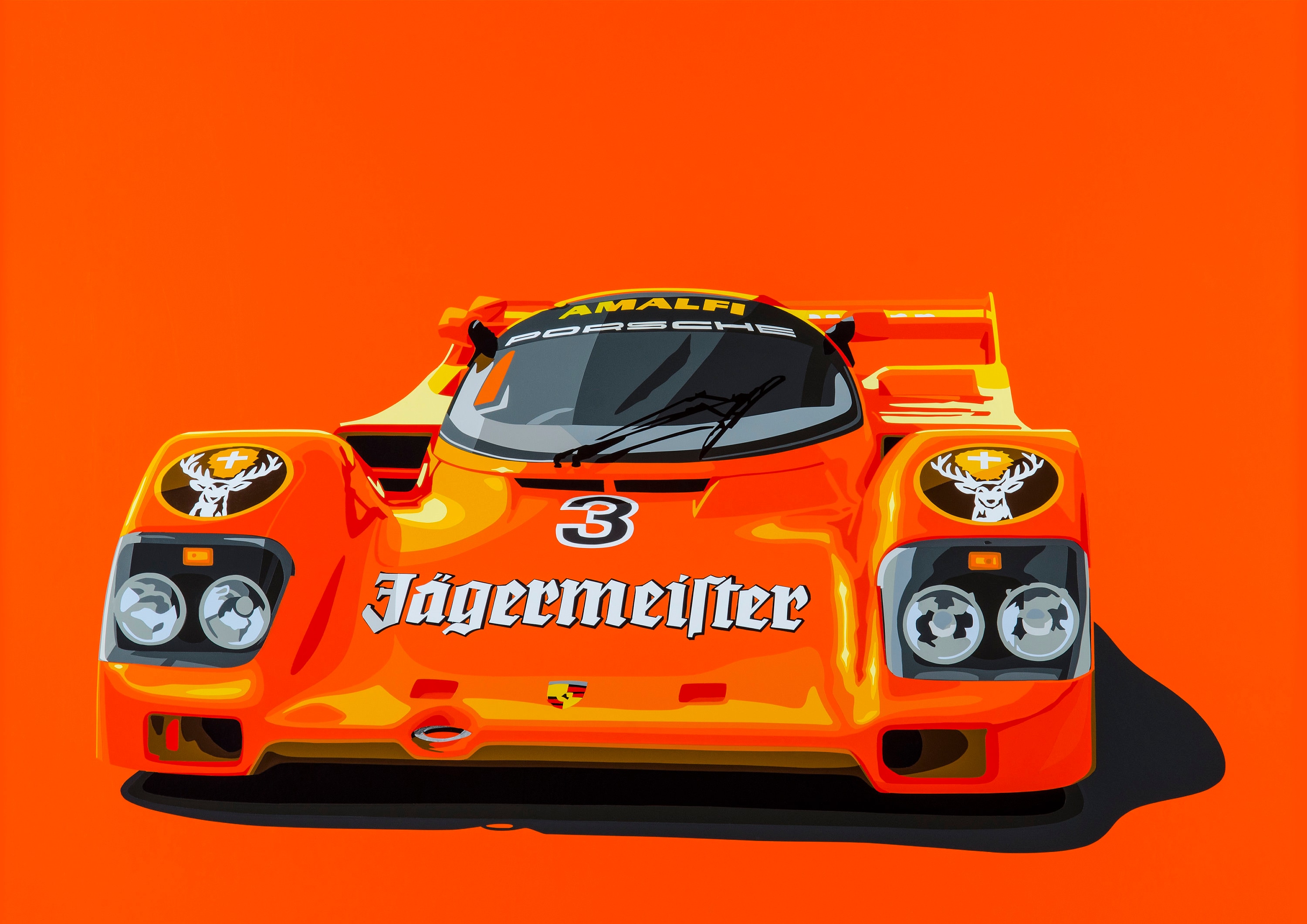 Porsche 962c Jägermeister Fine Art Giclee Ltd Ed Print. - Etsy